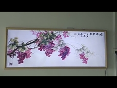 Wall Mount 27 Inch Large Size Art Wooden Frame Lcd  Screen Digital Advertising Playing Signage