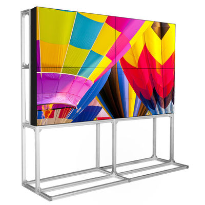tela de emenda estreita da tela 4k 55Inch LCD da moldura de 1.7mm para a propaganda