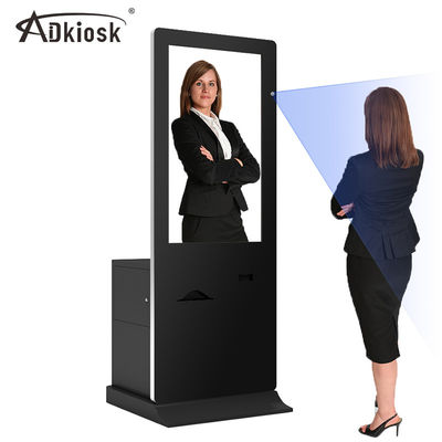 cabine interativa 49Inch da foto de Selfie do quiosque do tela táctil de 604mm LCD