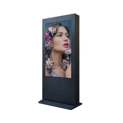 Sinalização digital externa VGA HDMI 55 polegadas 1920*1080 3000nits caixa anticorrosiva