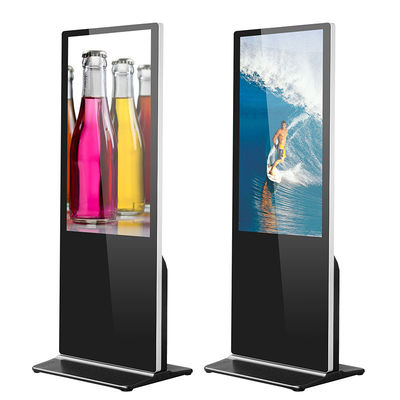 Posição interna do assoalho que anuncia a exposição 65Inch FHD LCD do Signage de Digitas