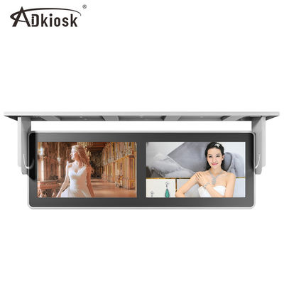 O jogador dobro 18.5inch LCD da propaganda do ônibus encaixou o 1000:1 do tela táctil