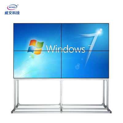 moldura video interna da parede 2x2 3.5mm de 46Inch FHD com suporte de alumínio