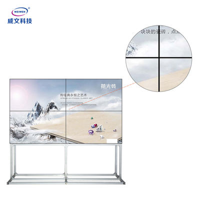 definição 49Inch da moldura 2x3 FHD da tela de exposição 1.8mm do LCD da parede de 2k 4k