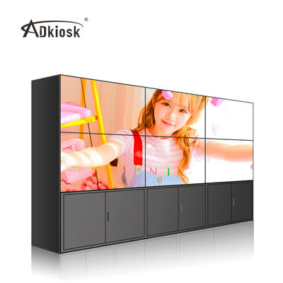 definição da parede 2x3 FHD 1920X1080 do painel LCD 49Inch com o suporte do armário do suporte