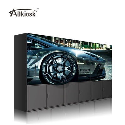 Espessura video 55Inch da definição 110mm da exposição de parede 1920X1080 do LCD do suporte de FHD