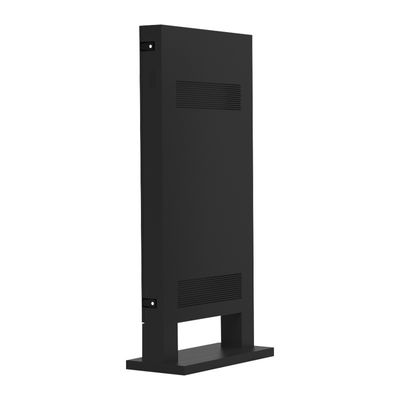 Signage preto de Digitas do suporte do assoalho do jogador IP65 da propaganda do LCD 43Inch Android