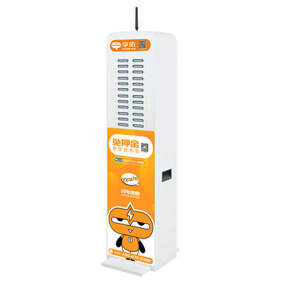 Entalhes portáteis alugados da estação 24 do banco do poder 450W da estação de carregamento do telefone com etiqueta