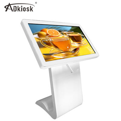 Ósmio interativo infravermelho interno 32inch de Android do branco do totem do quiosque do tela táctil do diodo emissor de luz