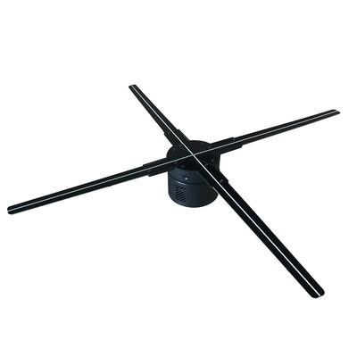 PC AC240V do ABS da exposição do fã do holograma de Wifi Bluetooth 3D para a propaganda