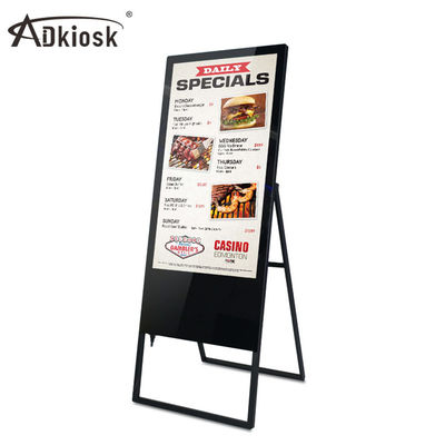 Menuboard dobrável do Signage do Lcd Digital do restaurante esperto com controlo a distância