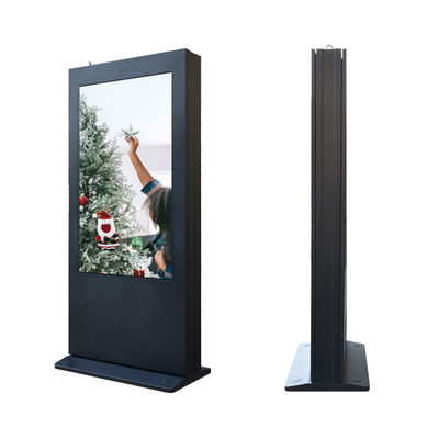 Quiosque de sinalização digital LCD refrigerado a ar de 49 polegadas fotossensível automático