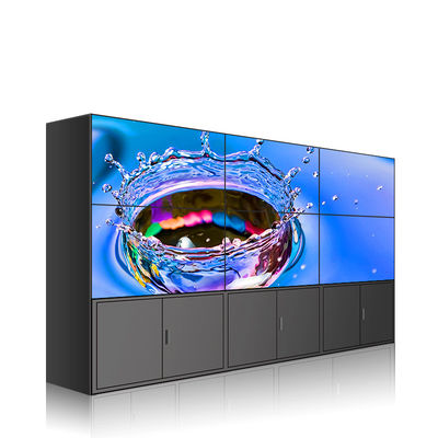 Assoalho ultra magro da moldura de 65 polegadas que está a tela de emenda do LCD do Signage de Digitas