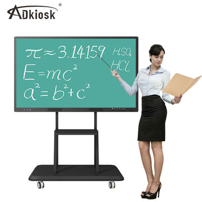 75&quot; 98&quot; conferência Whiteboard interativo CVBS 1000W audio de Android