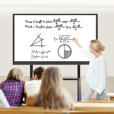 tela táctil completo Whiteboard interativo do jogador do duplo-sistema esperto do quadro-negro 75-85inch