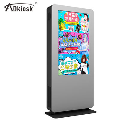 assoalho 2500nits que está o monitor exterior do Signage do Signage Ip65 CCC Digital de Digitas