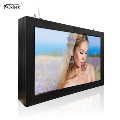 Painel LCD exterior de vidro moderado 500cd/M2 1080p Ip55 fixado na parede