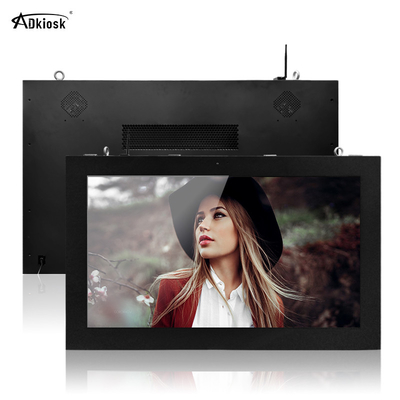 Painel LCD exterior de vidro moderado 500cd/M2 1080p Ip55 fixado na parede