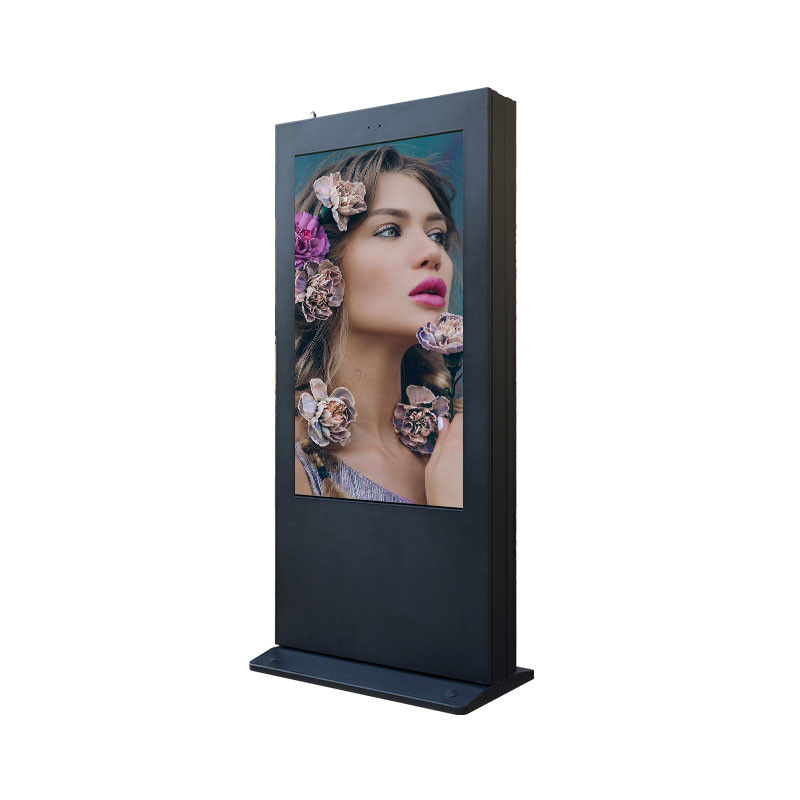 Sinalização digital externa VGA HDMI 55 polegadas 1920*1080 3000nits caixa anticorrosiva