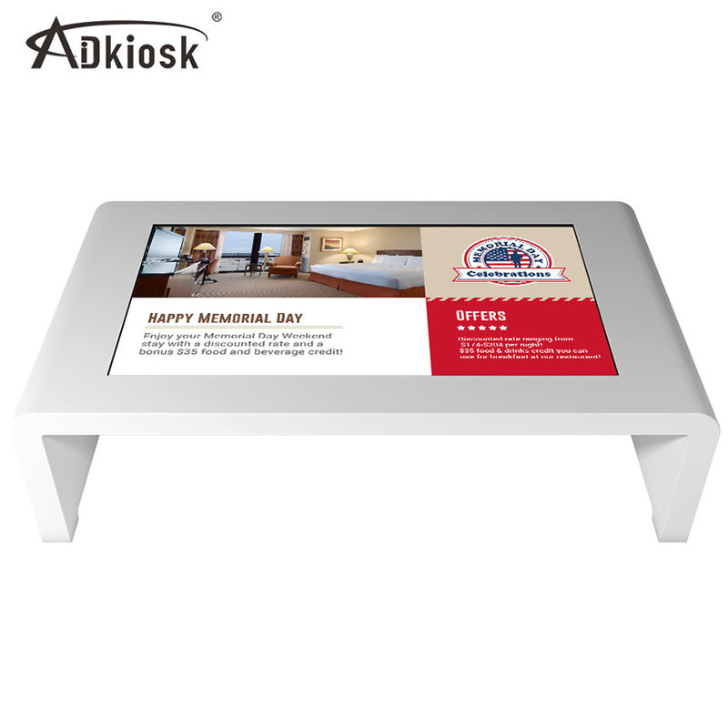 Tipo infravermelho interativo esperto branco da tabela 60HZ 55inch TFT do tela táctil