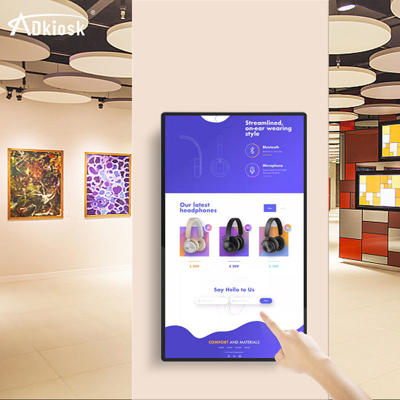 Polegada LCD do Signage 21,5 de Digitas do elevador da alameda que anuncia a memória da tela de exposição 16GB