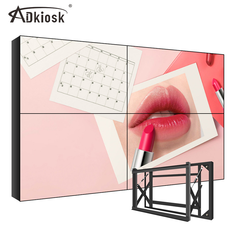 Polegada de emenda 2x3 da tela 500cd/M2 1080P 4k 65 de DVI VGA LCD interna